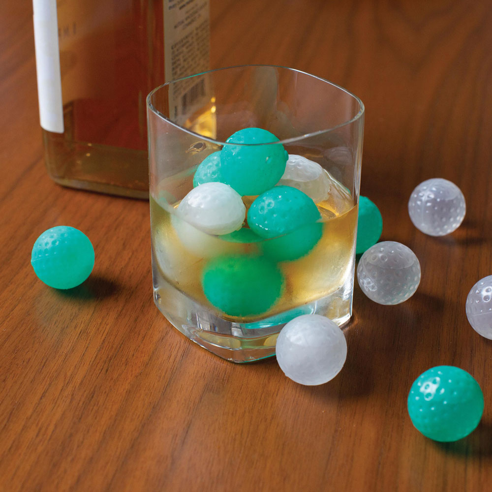 Kikkerland Golf Ball Ice Cubes Set of 24