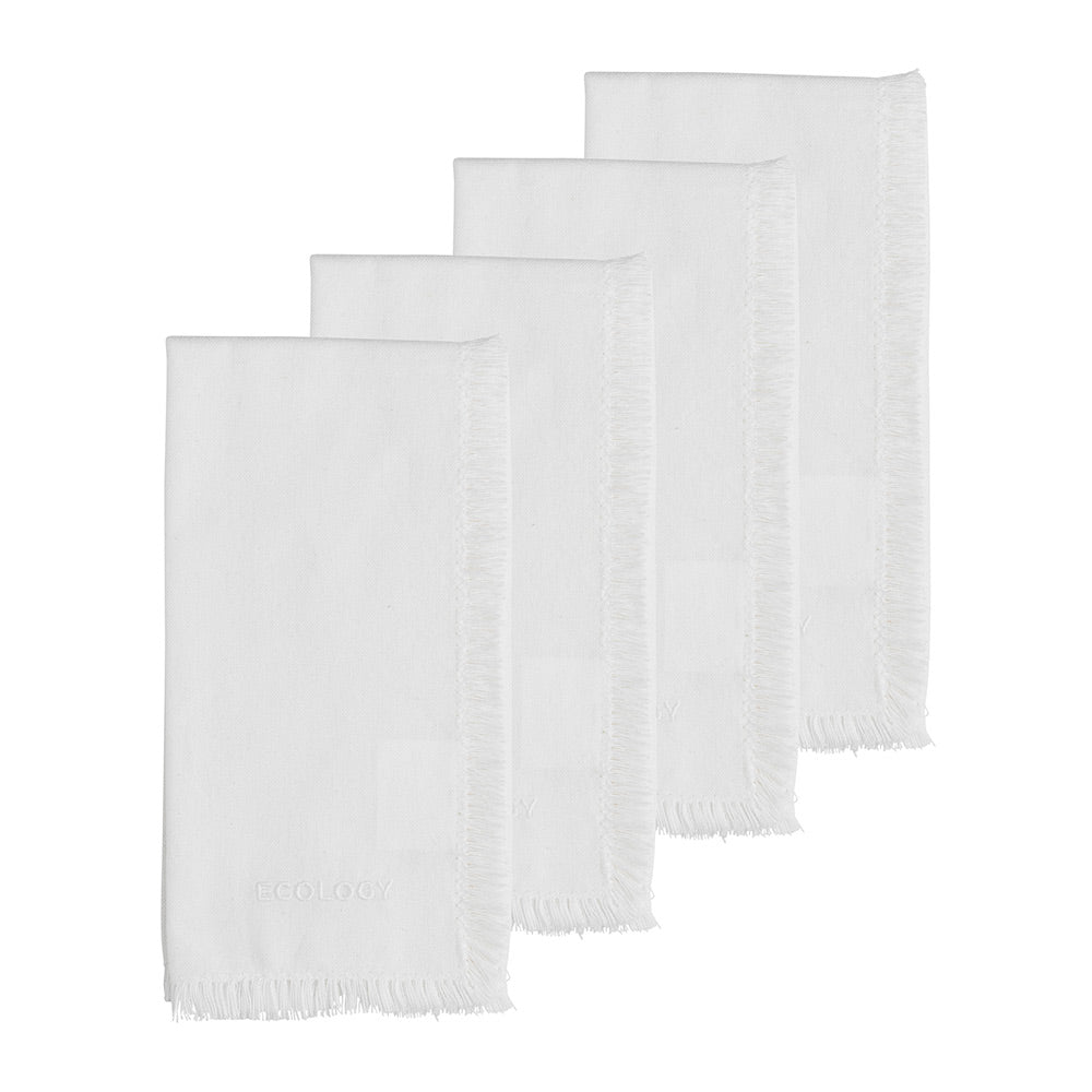 Ecology Fray Set of 4 Napkins