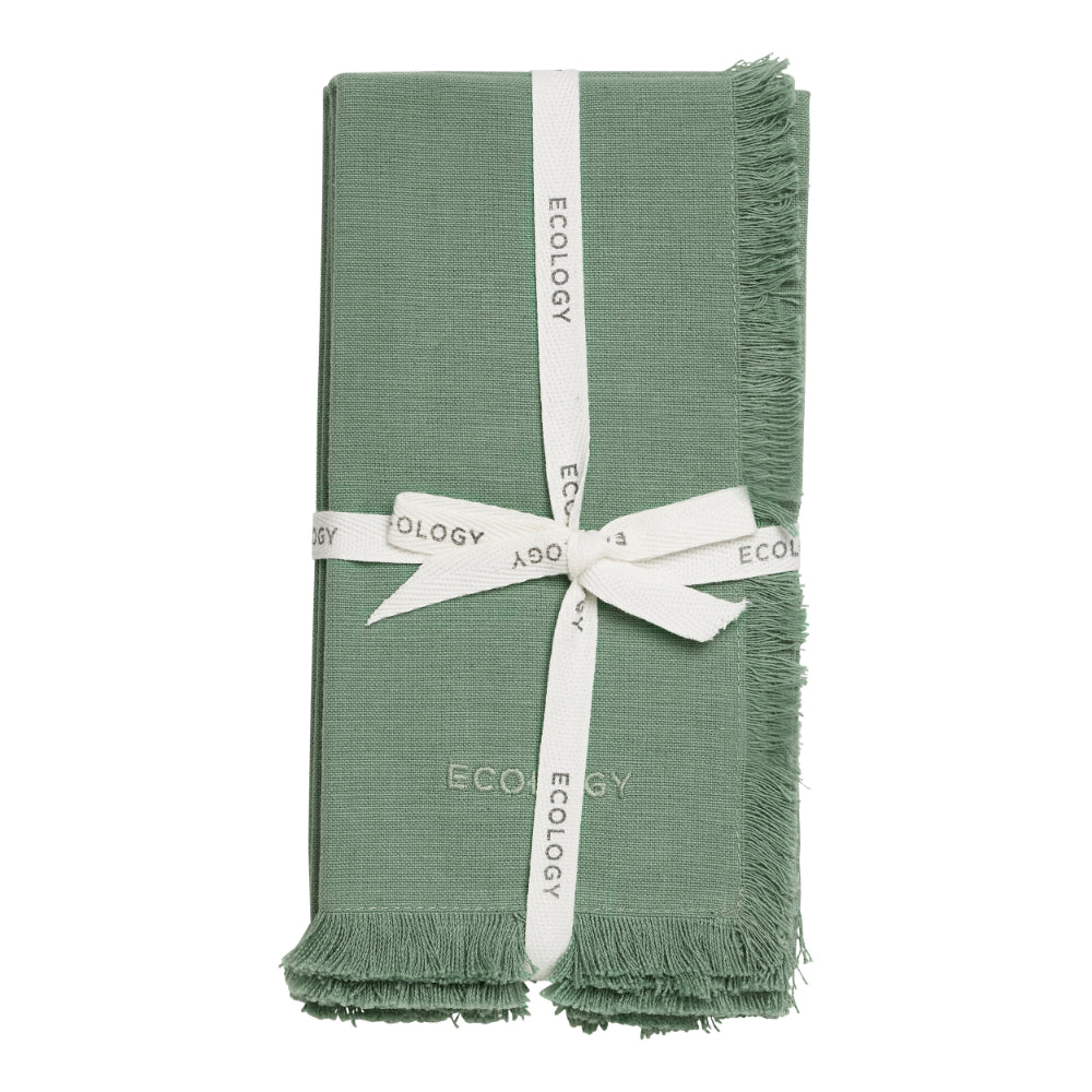 Ecology Fray Set Of 4 Napkins Midday