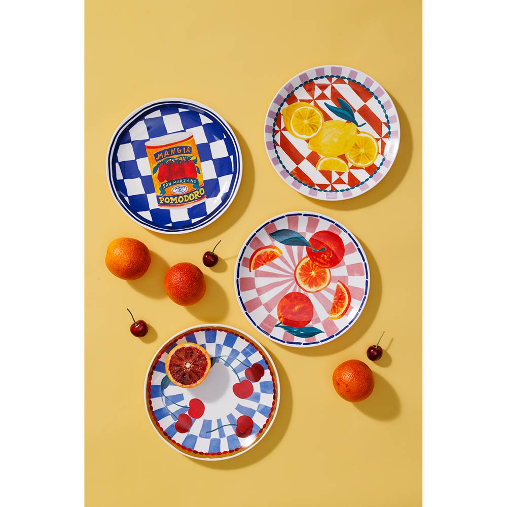 Porto Valentina Set of 4 Assorted Side Plates 20cm at MyHouse