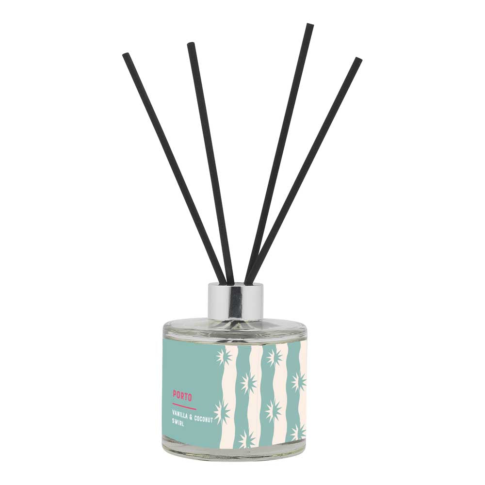 Porto Illumina Reed Diffuser 200ml Vanilla and Coconut Swirl at MyHouse