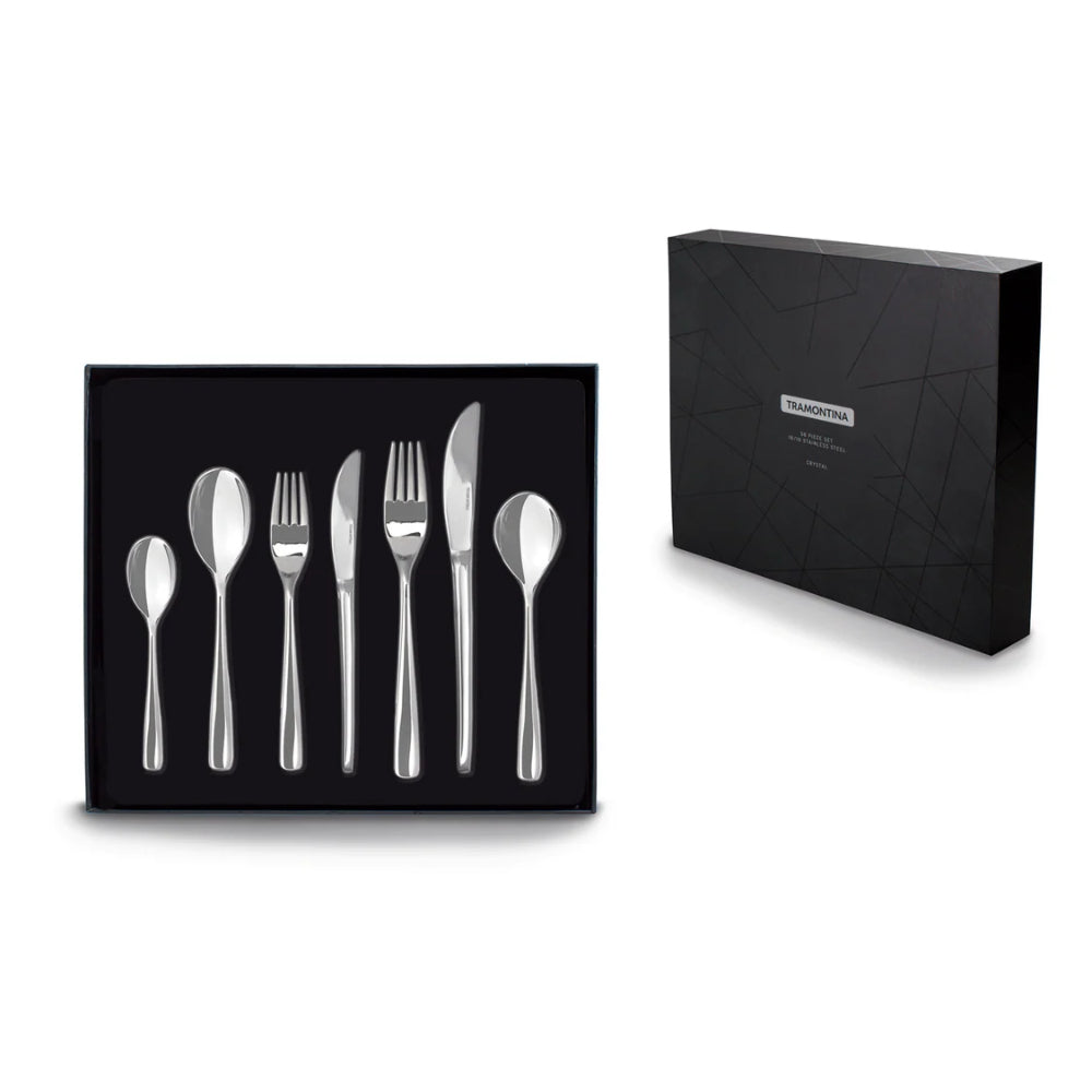Tramontina 56 Piece Crystal Cutlery Set