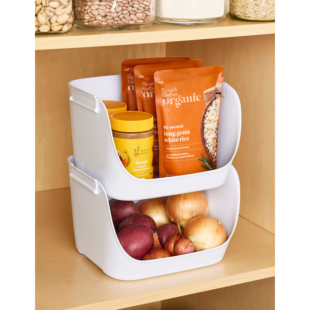 YouCopia ShelfBin Pack of 2 Stacking Pantry Bins