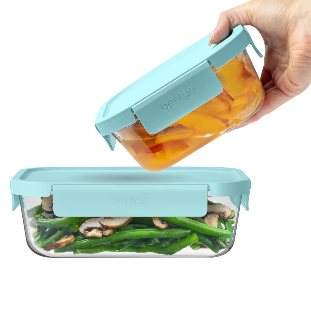 Bentgo 8 Piece Rectangle Glass Food Storage Set