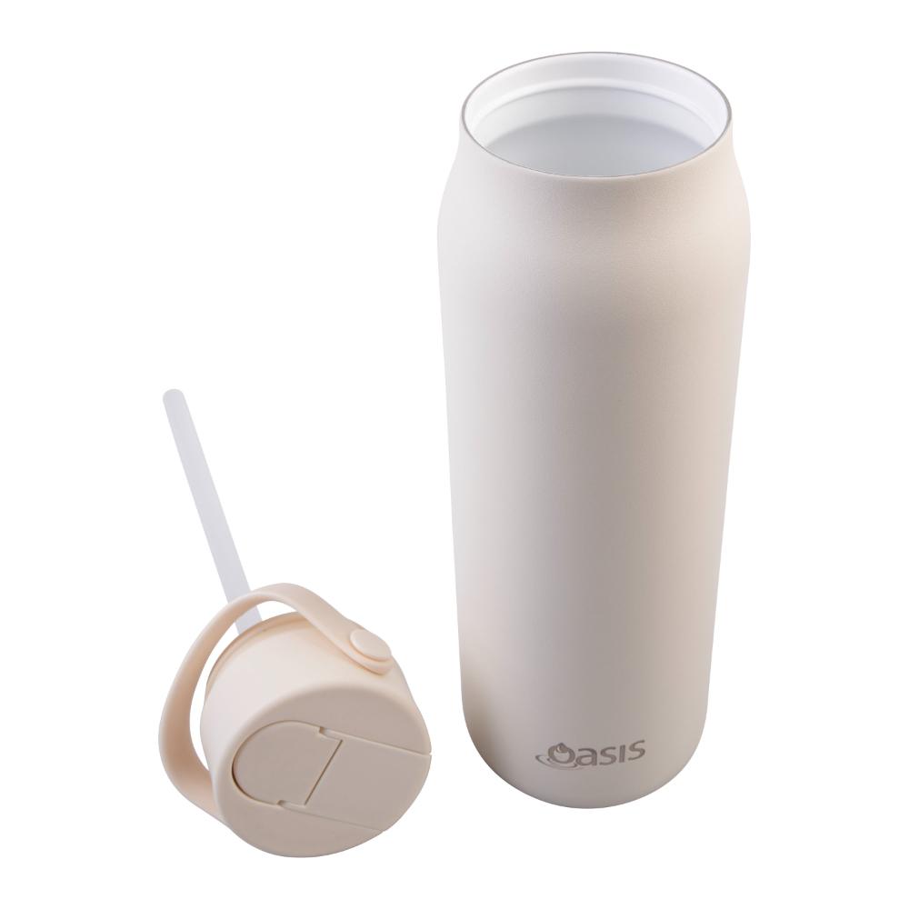 Oasis Ceramic Lined Stainless Steel Double Wall Insulated Sorrento Sipper Bottle 900ml
