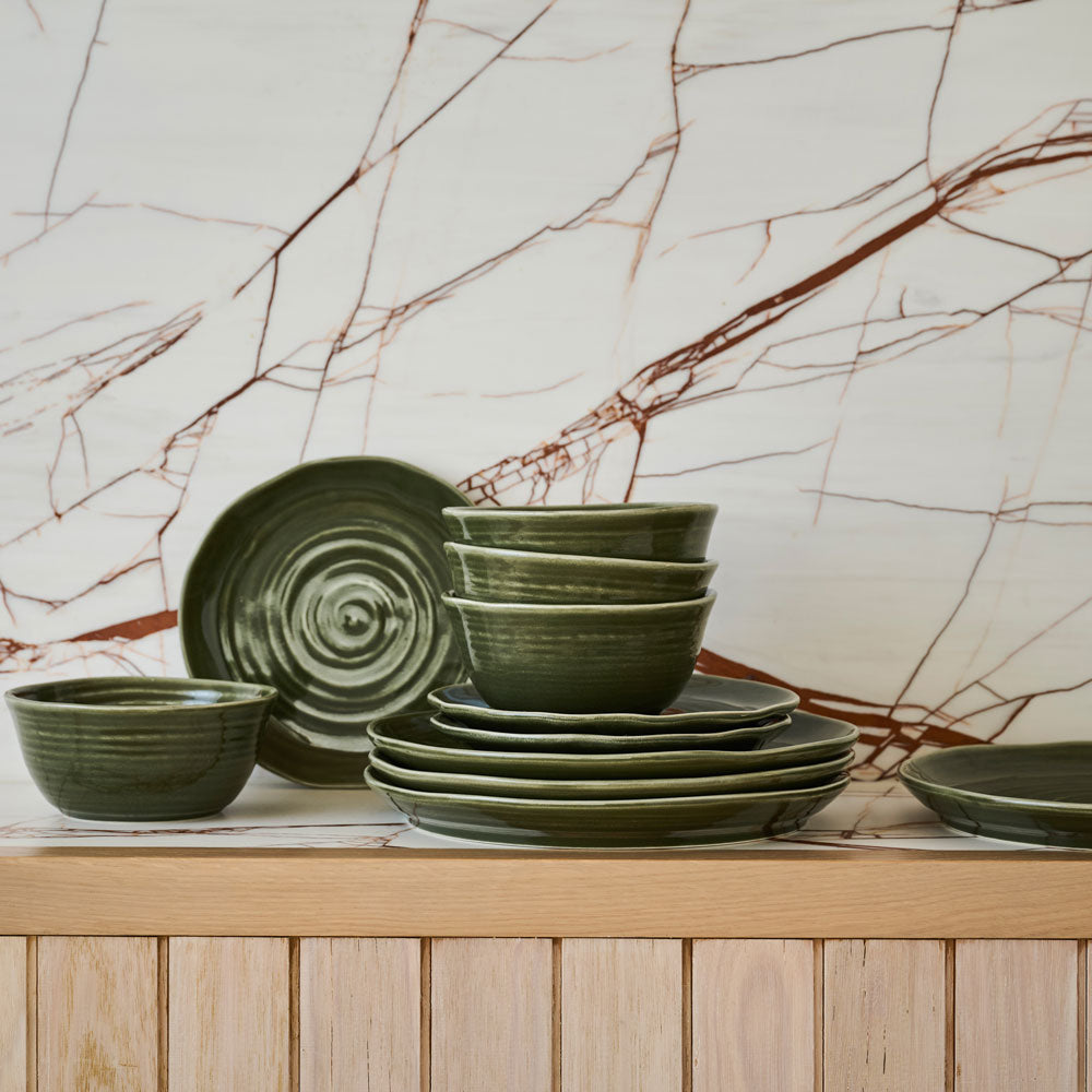 Ecology Ottawa Dinner Plate 27.5cm Moss