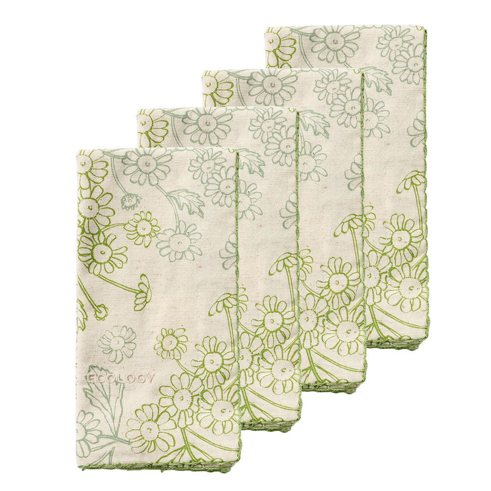 Ecology Chamomile Set of 4 Napkins 45x45cm