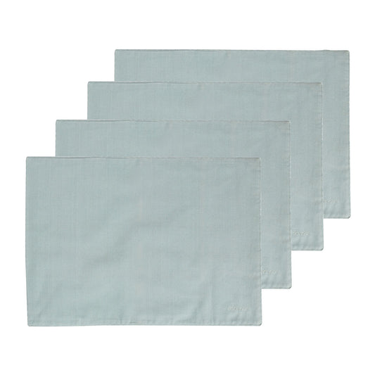 Ecology Weft Set of 4 Placemats 38x53cm Celadon