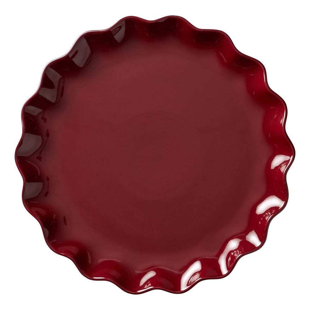 Ecology Ruffle Round Platter 32cm Elderberry