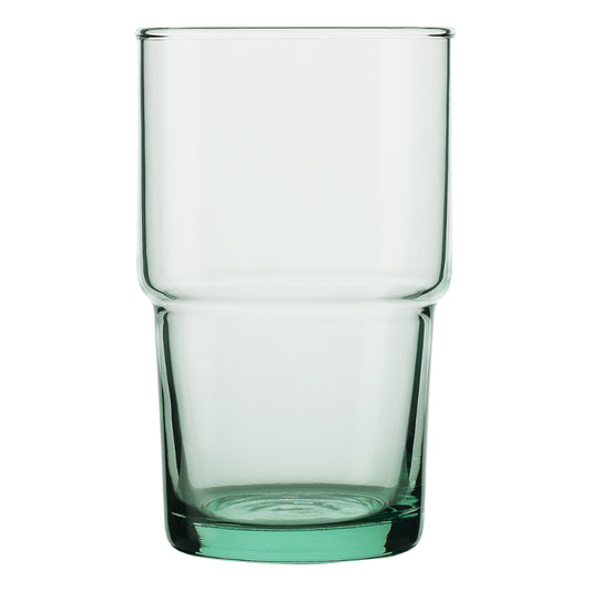 Ecology Habitat Set Of 6 Recycled Glass Highball Glasses 390ml
