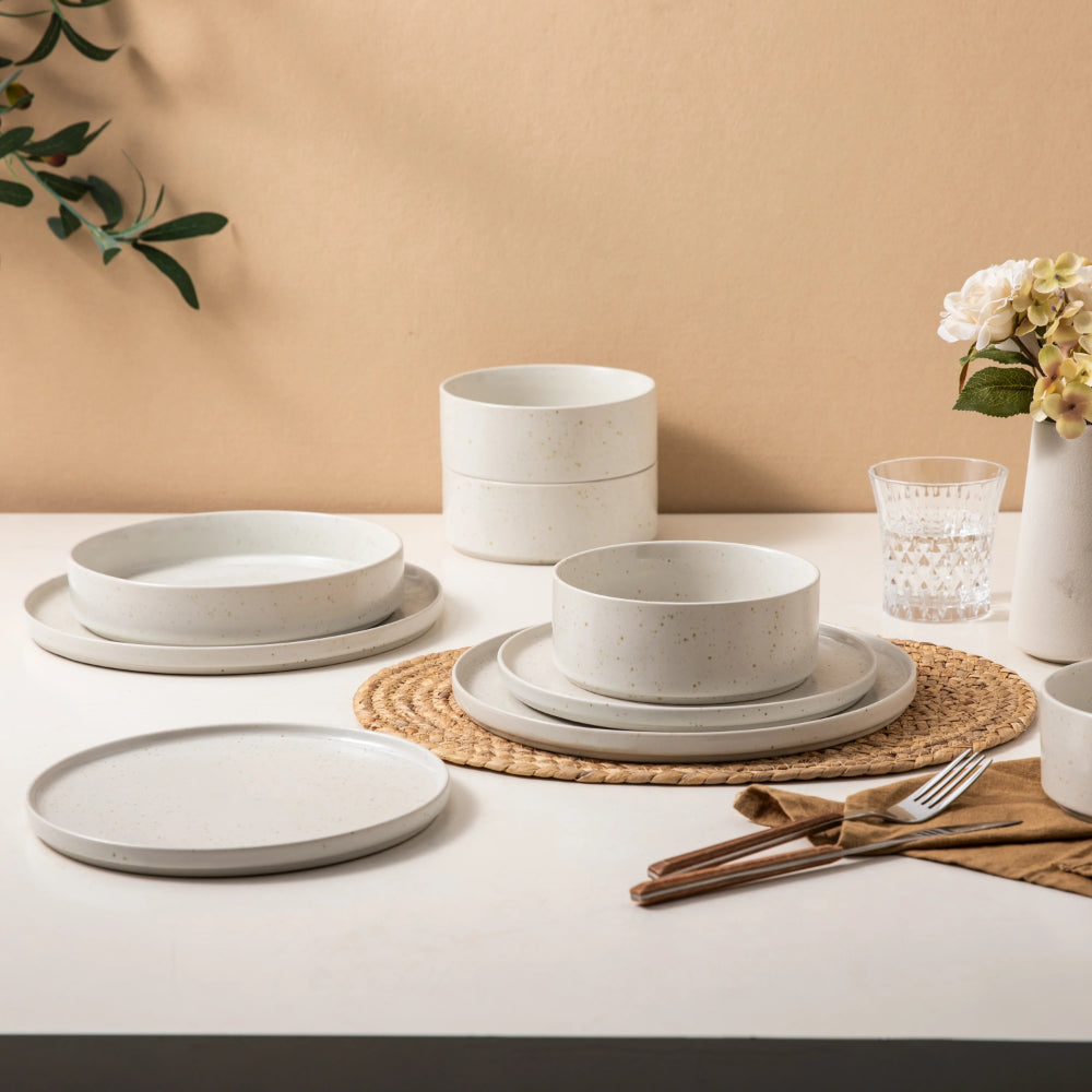 Ecology Lento 16 Piece Dinner Set White