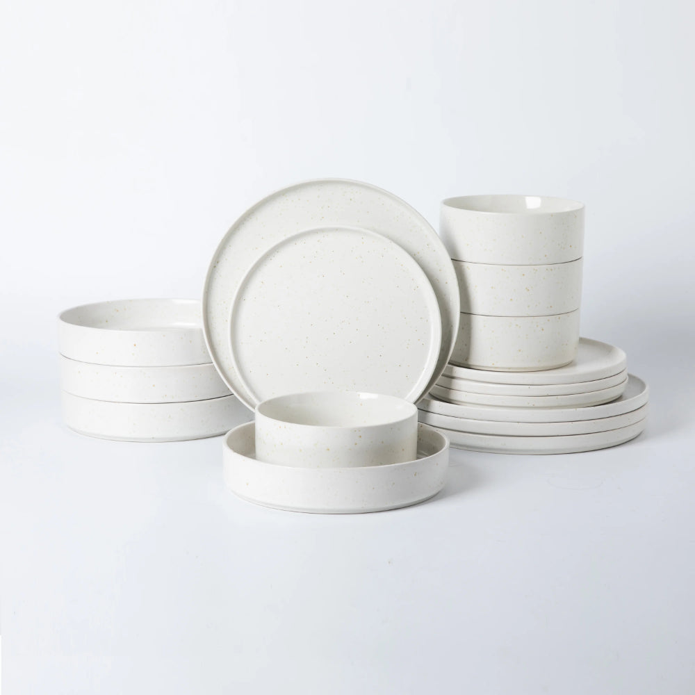 Ecology Lento 16 Piece Dinner Set White