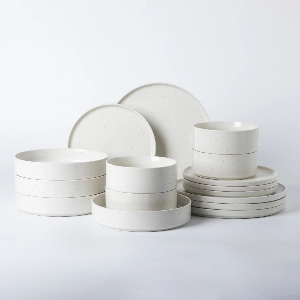 Ecology Lento 16 Piece Dinner Set White