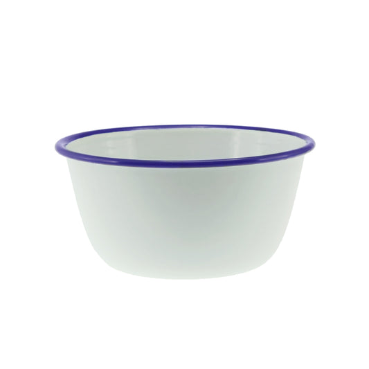 Falcon Pudding Basin 1.2L White & Blue