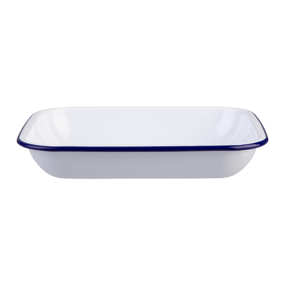 Falcon Baking Pan 28cm 1.5L White and Blue