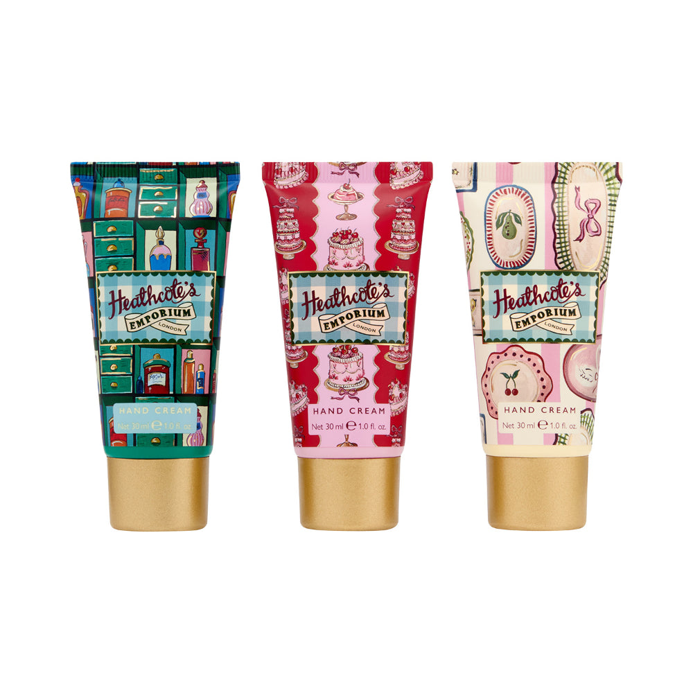 Heathcote & Ivory Emporium Vintage Fayre Hand Cream Trio