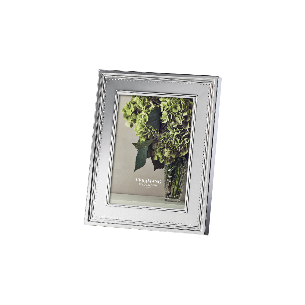 Vera Wang Wedgwood Grosgrain Silver Giftware Frame 12.5cm x 18cm