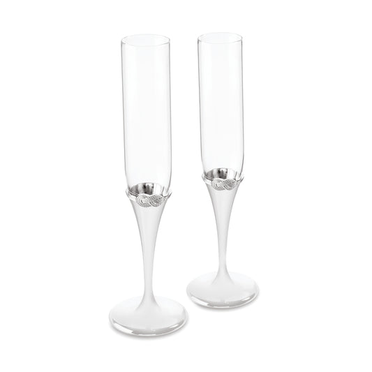 Vera Wang Wedgwood Infinity Toasting Flute Pair