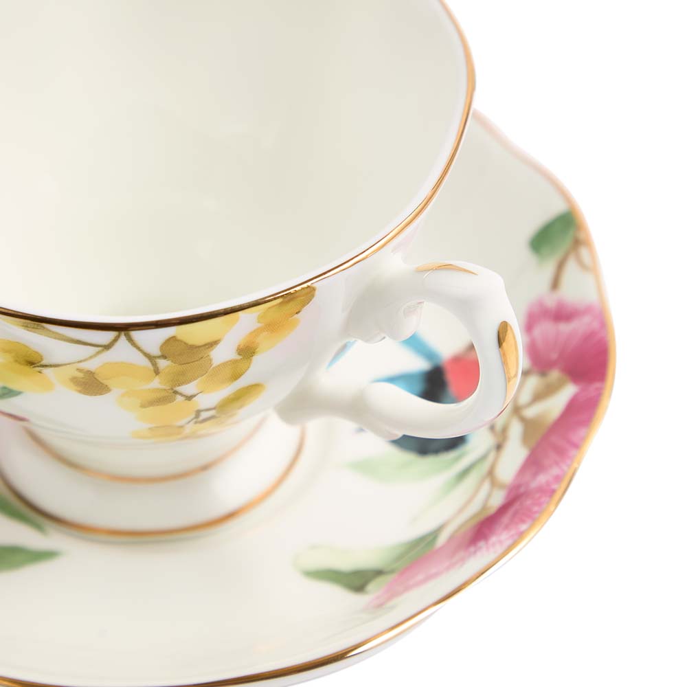 Miranda Kerr for Royal Albert Australiana Teacup & Saucer White