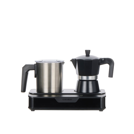 Leaf & Bean Electric Espresso Maker With Milk Frother