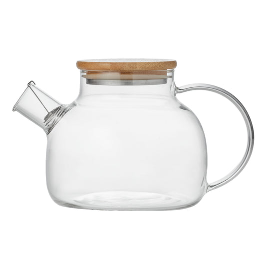 Leaf & Bean Glass Teapot With Filter 1L