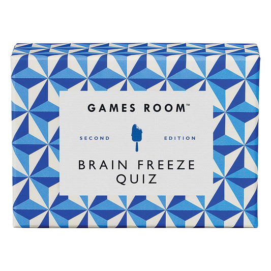 Games Room Brain Freeze Quiz Cards