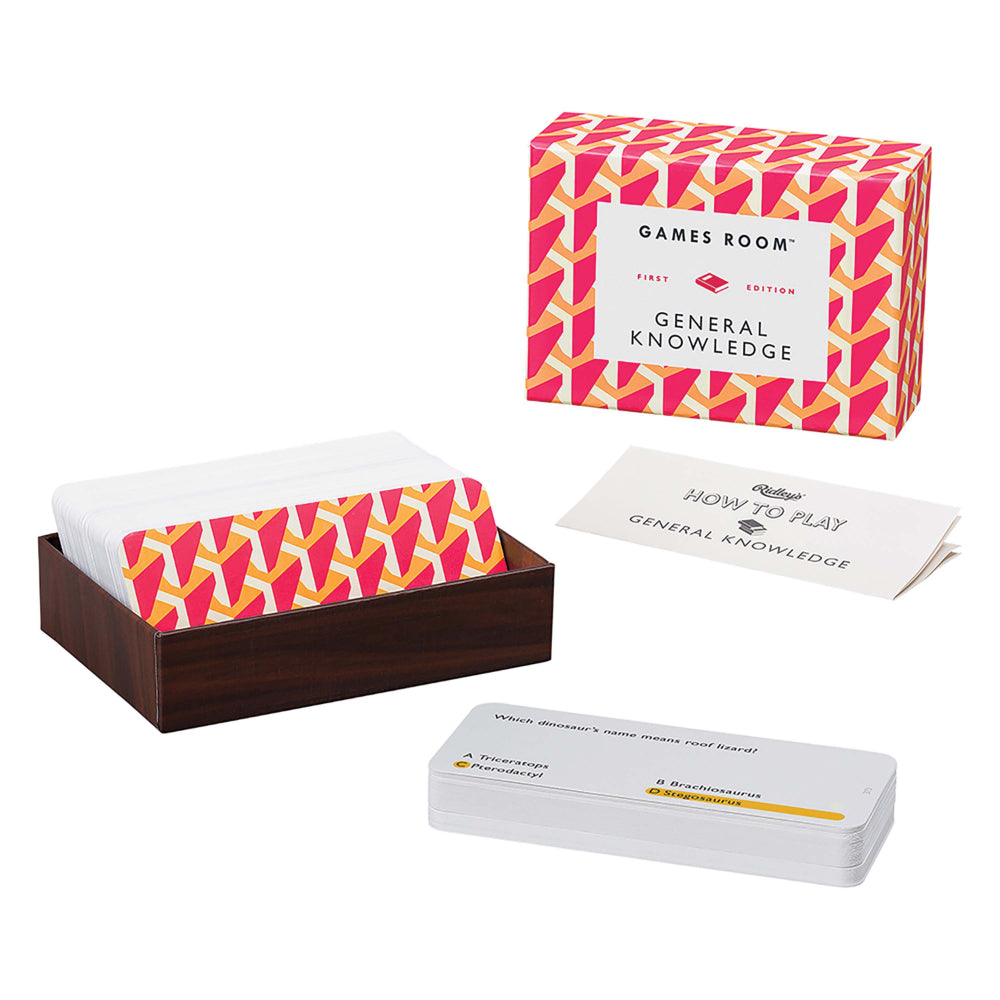 Games Room General Knowledge Quiz Cards