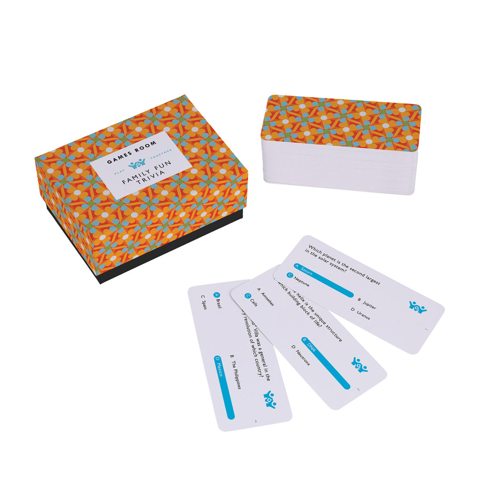 Games Room Family Fun Trivia Cards