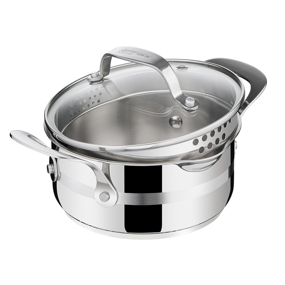 Induction Stainless Steel saucepan with drain lid - MyHouse