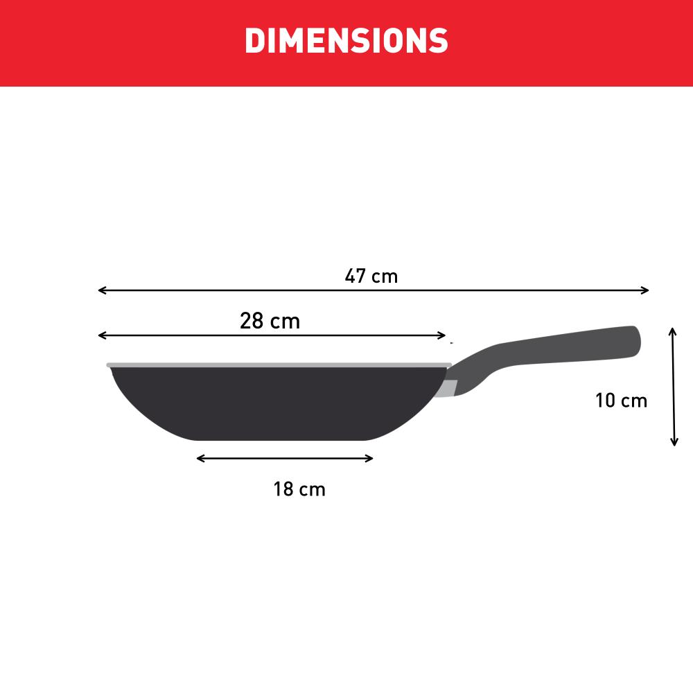 Tefal Delight Induction Mineralia Non Stick Wok 28cm