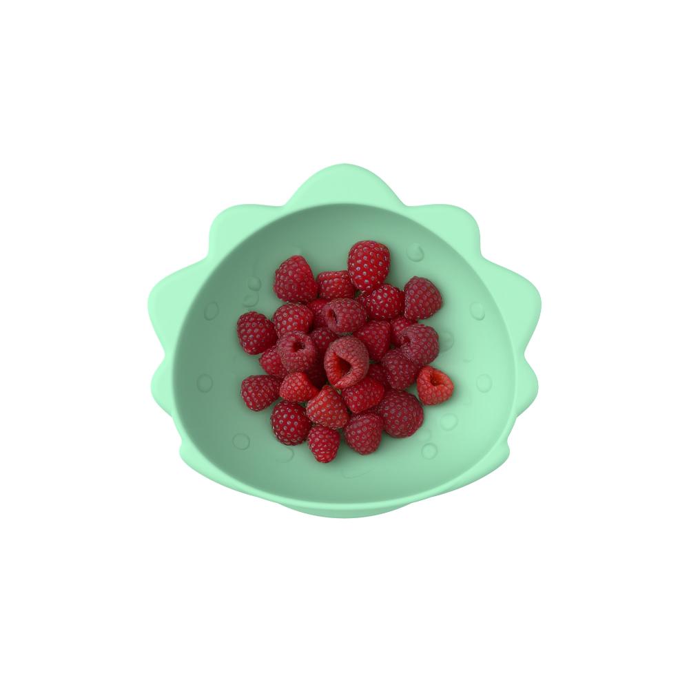 Dinosaur Silicone Suction Bowl with berries- MyHouse