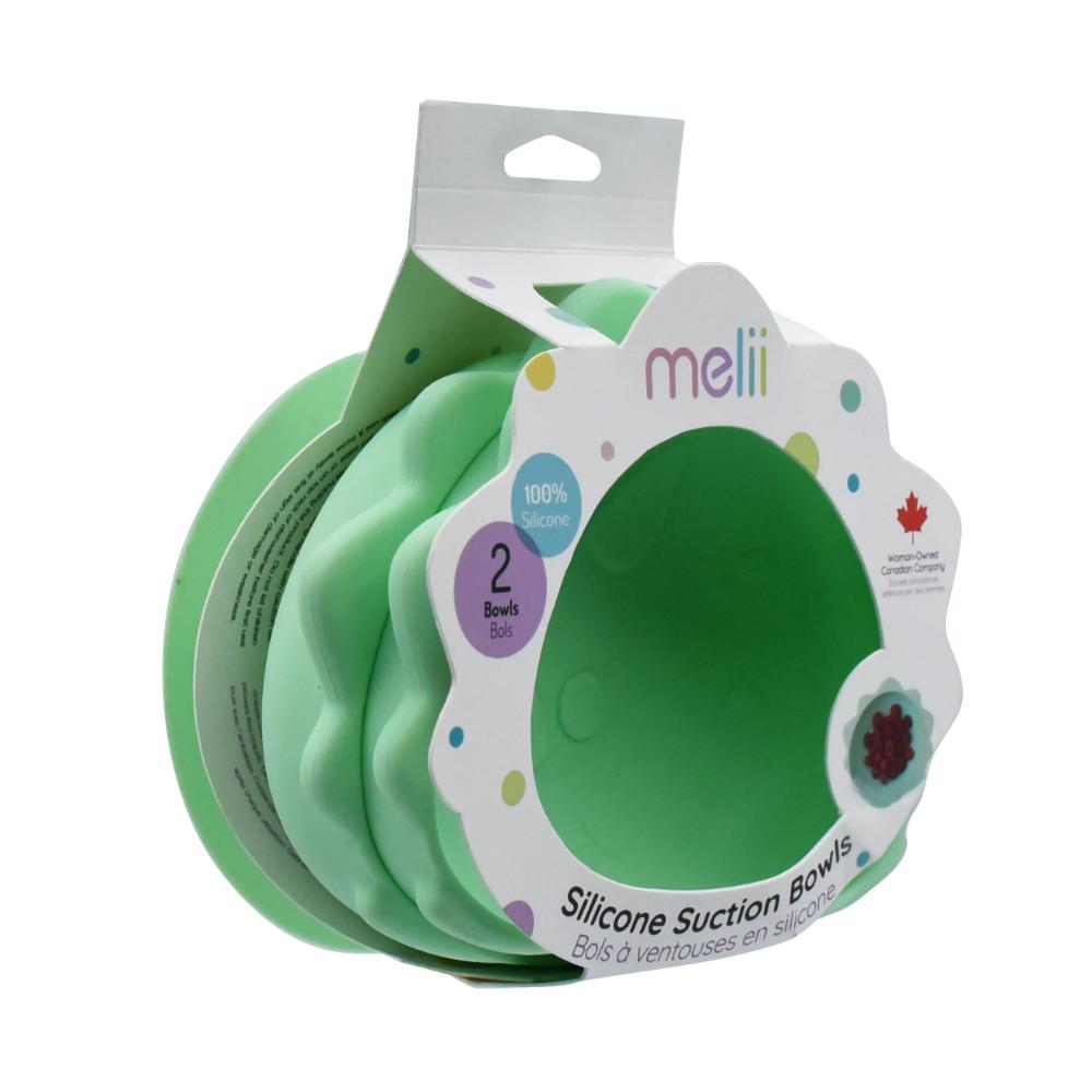 Melii Set Of 2 Silicone Suction Bowl - MyHouse