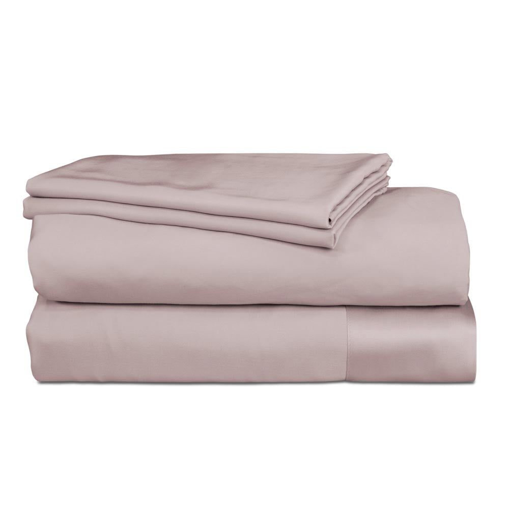 Algodon Bamboo Sheet Set Blush at MyHouse