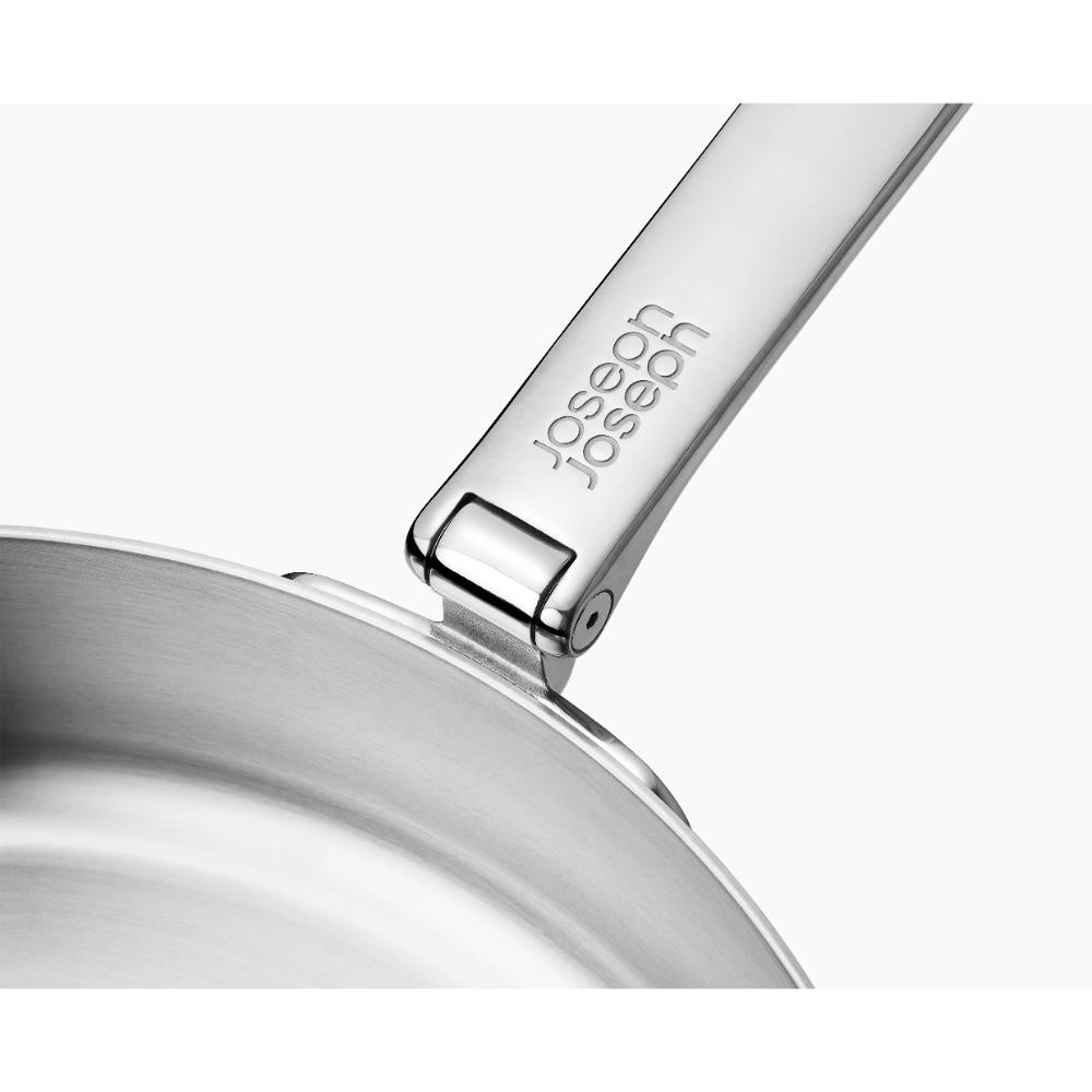 Joseph Joseph Space Steel Stainless Steel Saute Pan with Lid 28cm