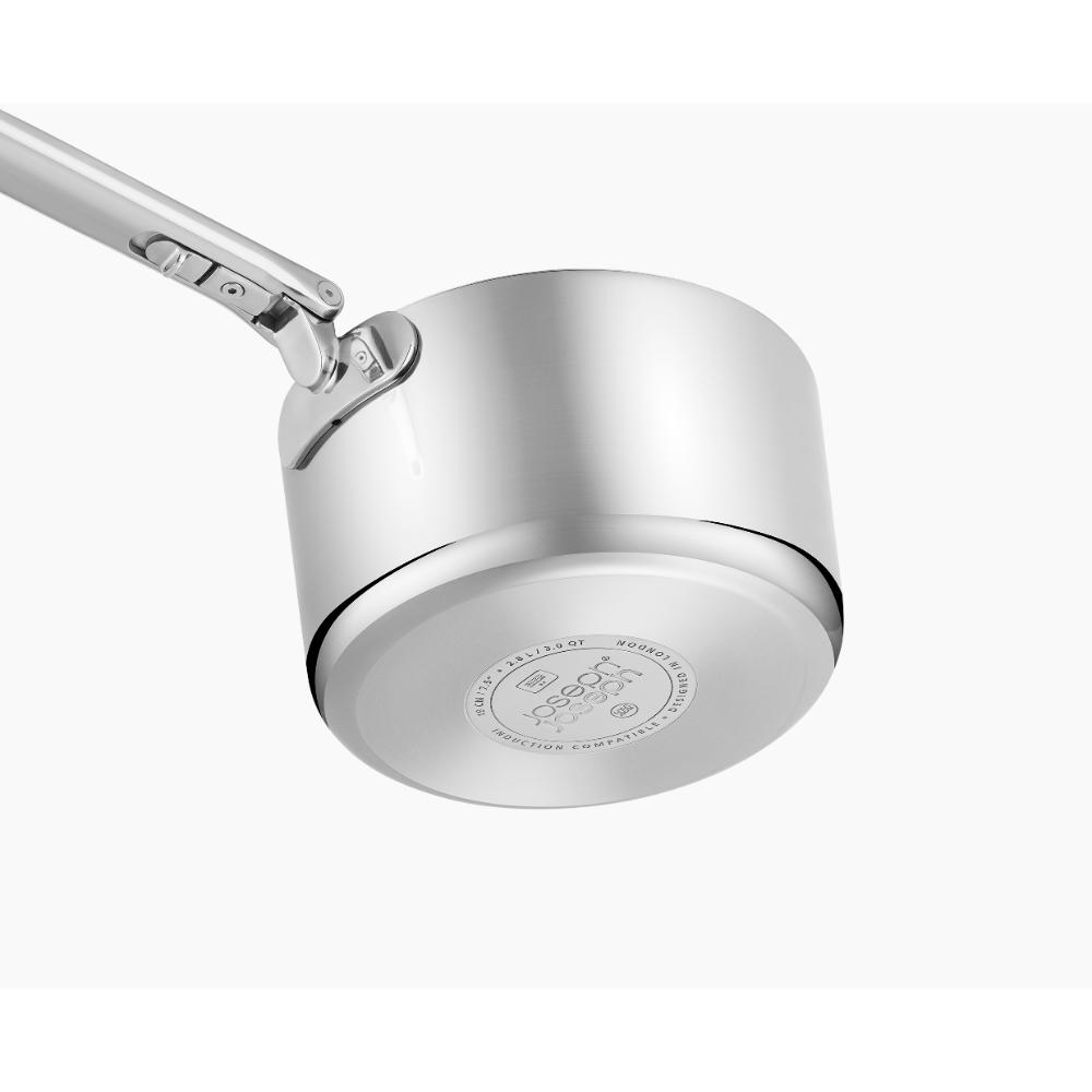 Joseph Joseph Space Steel 3 Piece Stainless Steel Saucepan Set
