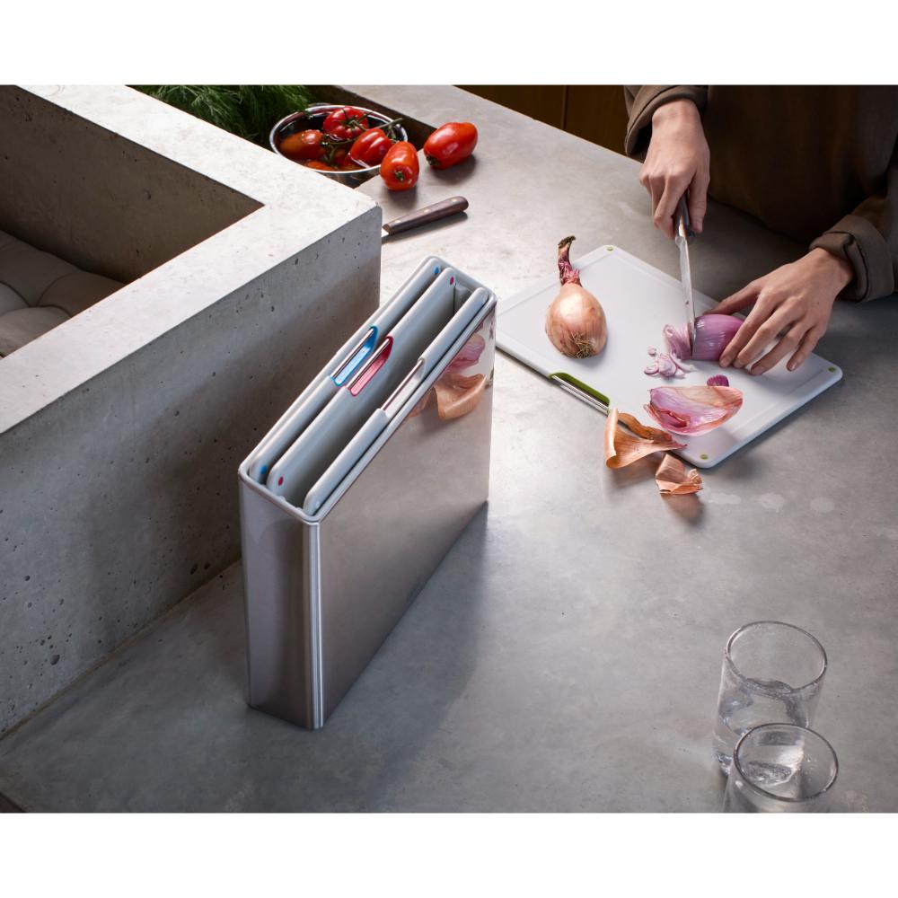 Joseph Joseph Folio Steel 4 Piece Board Set