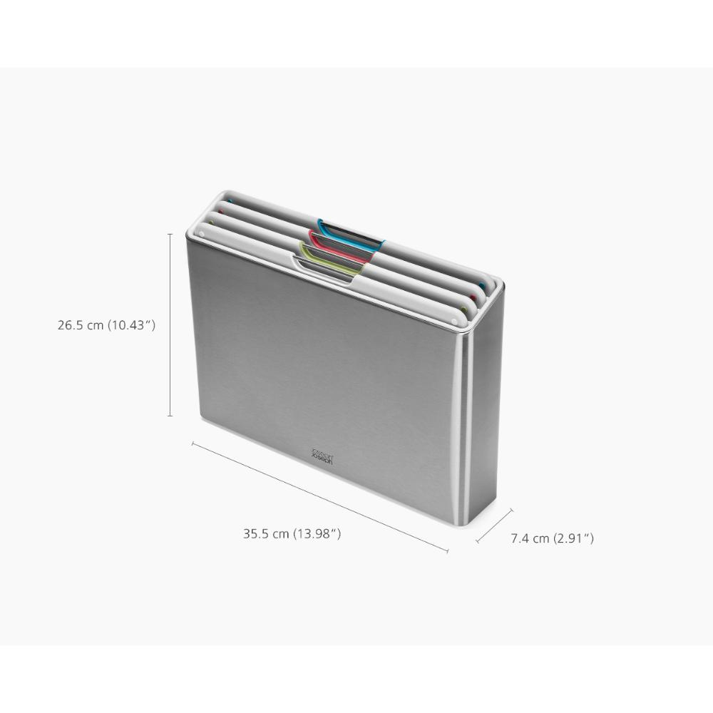 Joseph Joseph Folio Steel 4 Piece Board Set
