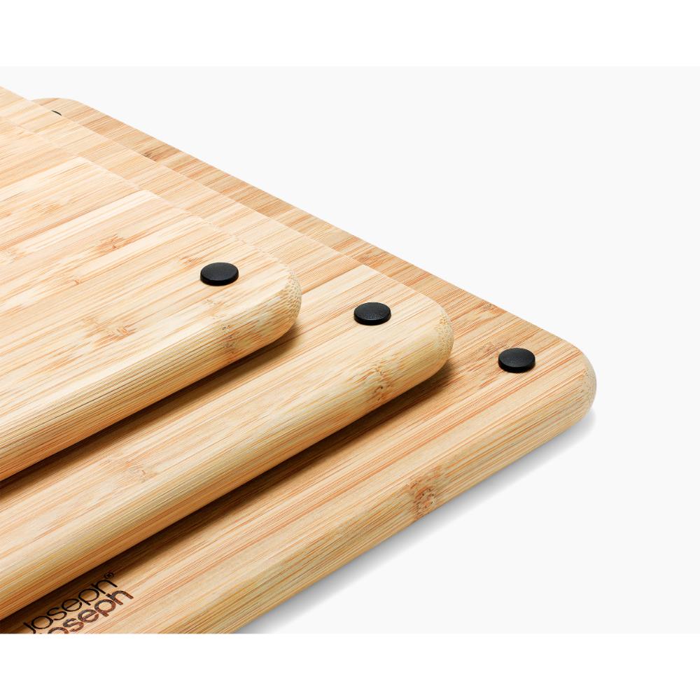 Joseph Joseph Folio Steel Bamboo 3 Piece Board Set