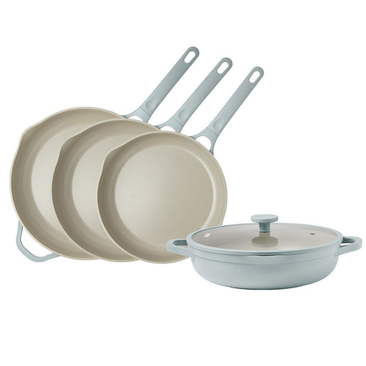 NOOK by Baccarat 4 Piece Cookware Set Sky