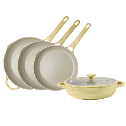 NOOK by Baccarat 4 Piece Cookware Set Butter
