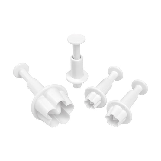 Mondo 4 Piece Flower Blossom Fondant Cutter Set