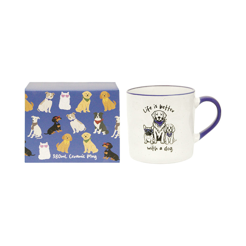 Splosh Loved By My Life Is Better With A Dog Mug
