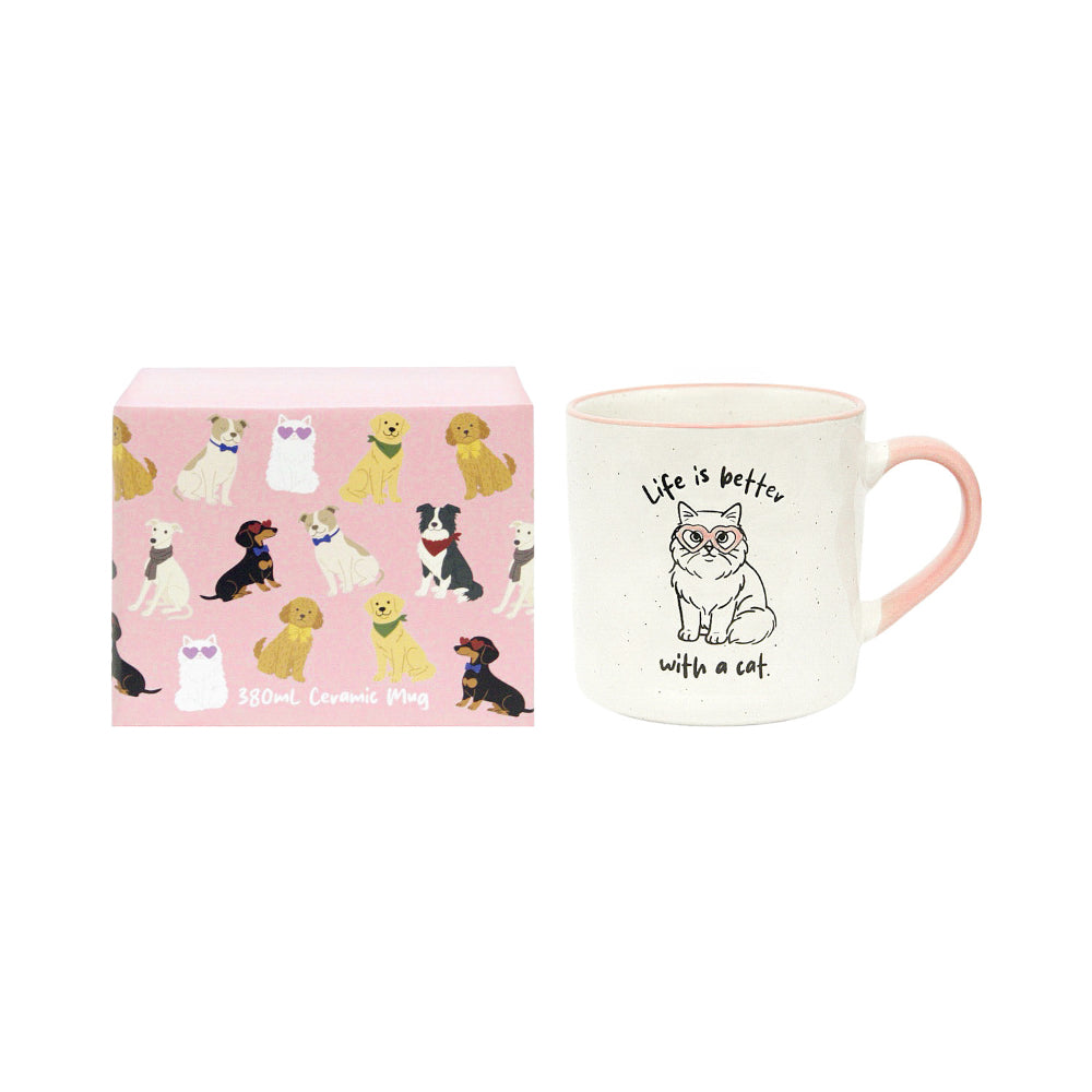 Splosh Loved By My Life Is Better With A Cat Mug