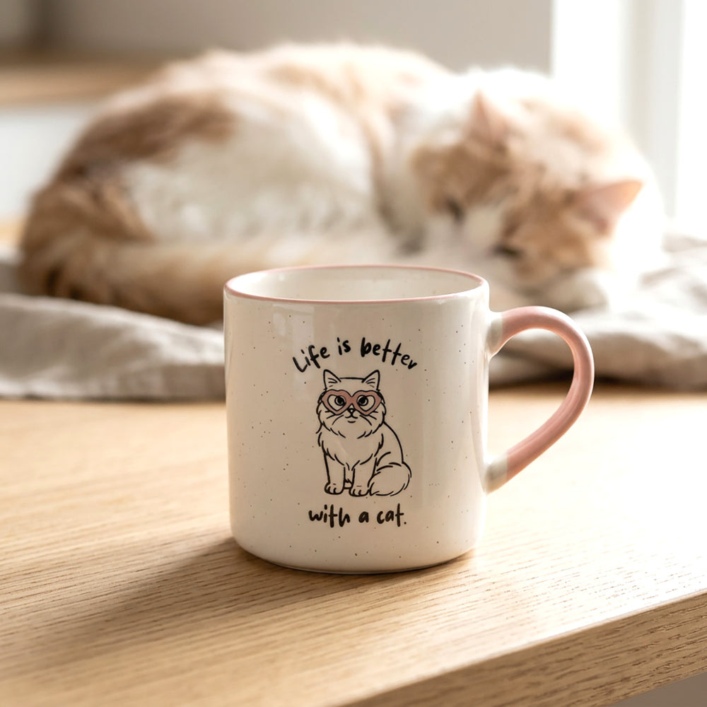 Splosh Loved By My Life Is Better With A Cat Mug
