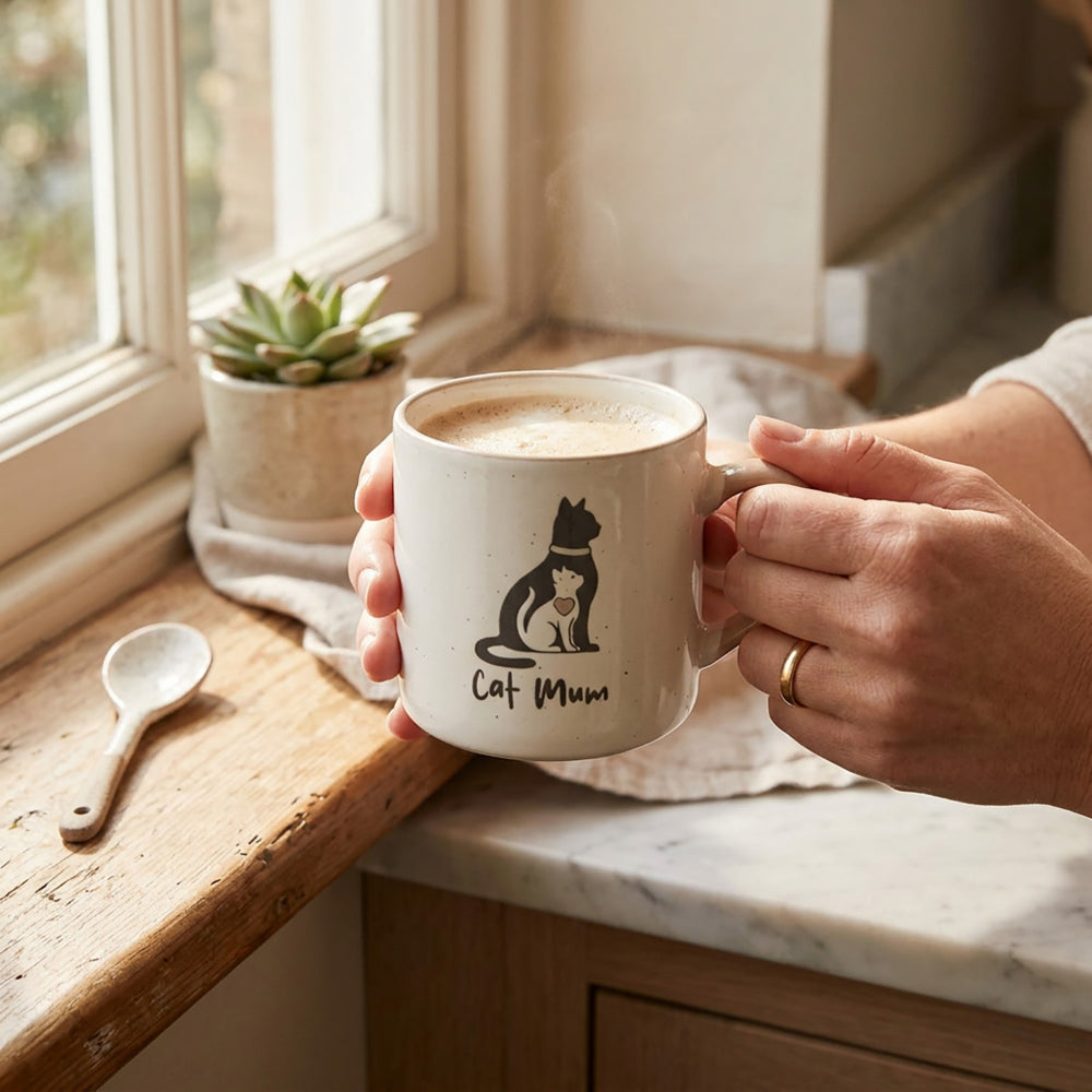 Splosh Loved By My Cat Mum Mug