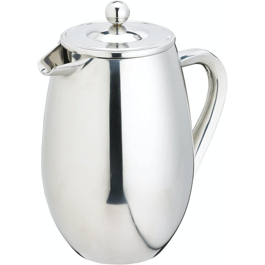La Cafetiere Stainless Steel Double Walled 8 Cup Insulated Cafetiere