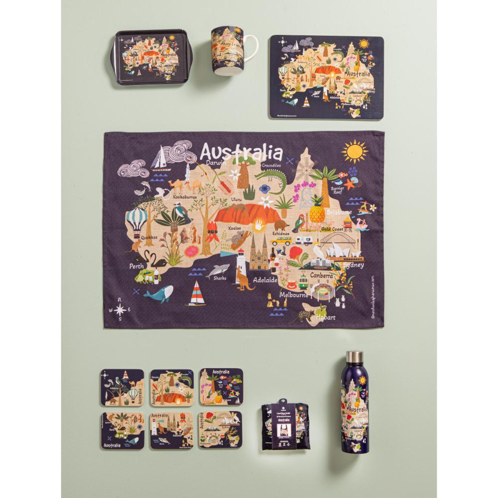 Ashdene Land Down Under Kitchen Towel