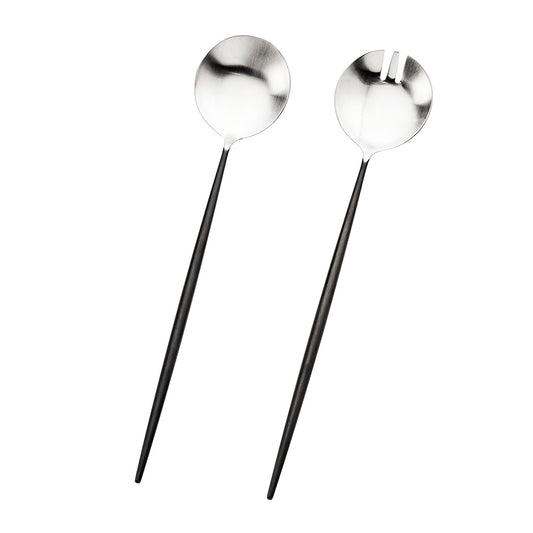 Stanley Rogers Piper Salad Servers Black