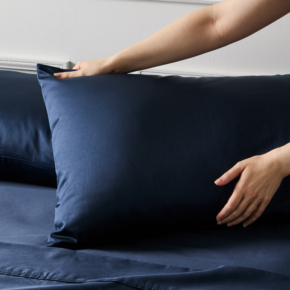 Ashton Sheet Set Dress Blue