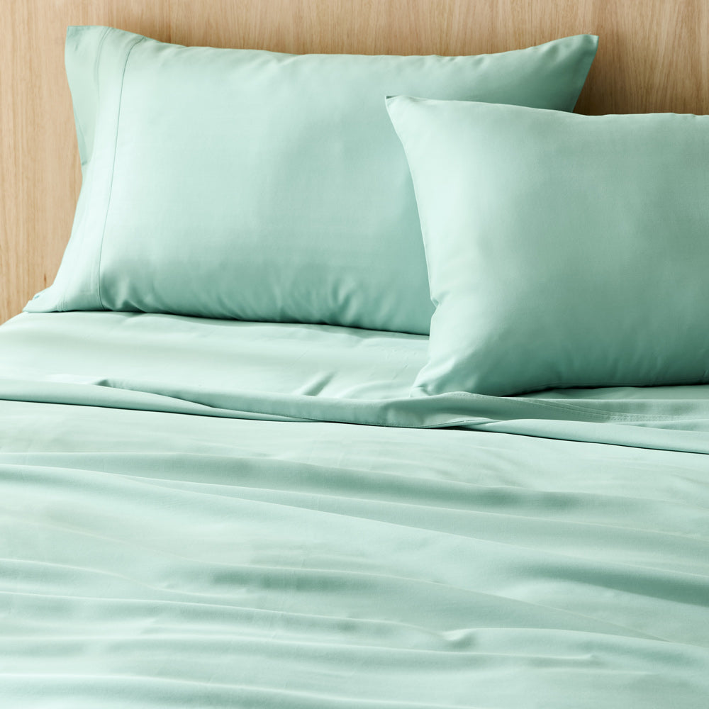 Riley Bamboo Cotton Sheet Set Jade